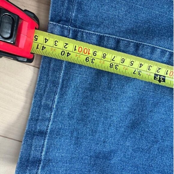 Vero Moda Denim Shirt Dress – Puff Shoulder, Belted, Stretch, M - Picture 5 of 8